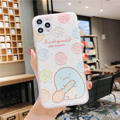 Sumikko gurashi Cute for Coque iPhone 11 pro 7 7plus 8 8plus X XS Max XR phone cases Japan Cartoon Embossed Plastic back cover